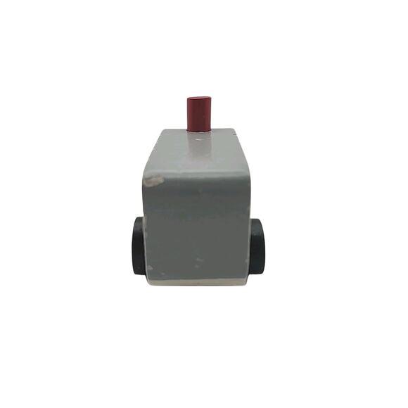 Wooden Toy Cars Lot of 2 Orange Race Car #4 & White Ambulance Pretend Play - Picture 4 of 11